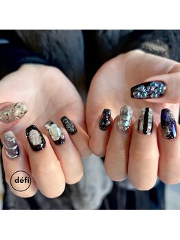 ちぐはぐネイル/¥6500