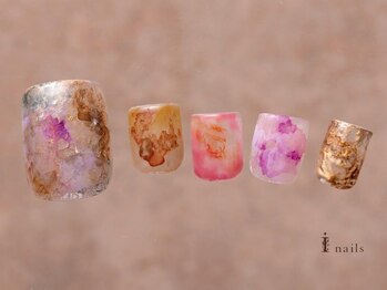 アイネイルズ 吉祥寺店(I nails)/ニュアンスネオンマーブル