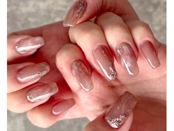 ミミ(MIMI)の写真/【個室でゆったり♪】ニュアンス~手描きアート・持ち込みなんでもOK！ライフスタイルに応じてご提案◎