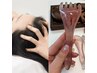 【脳疲労リと首肩セット】ヘッドスパ+首リンパ《カッサ付き》60分￥4，980
