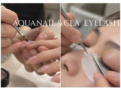 AquA Nail＆CEA eye シンプル/アート/フット/マツエク/LED/フラットラッシュ/まつパの写真
