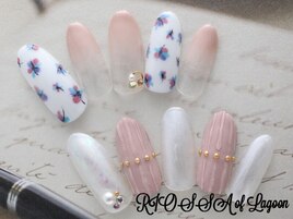 ドライフラワー×ニット