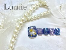 ルミエ(Lumie)/ラメフット海ネイル