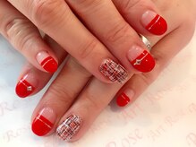 ネイルサロンアンドネイルスクールアートローズ 町田店(Art Rose)/ツイードネイル