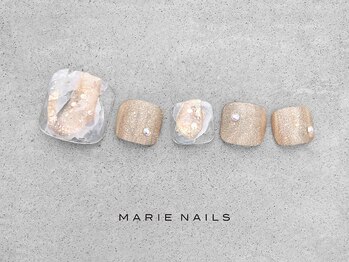 マリーネイルズ 大阪梅田店(MARIE NAILS)/FOOT新規様6000円 0509d　クリア