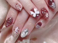 シーアンドビーネイル(C&B Nail)/チップ長さだし持ち込みデザイン