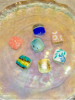 リーフ(LEAF)/フット親指アート