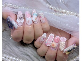痛ネイル 推しネイル 3D