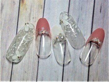 ホームネイルサロン 戸田 ミハ フルーラ(Home Nail Salon Mija Flura)/ラグジュアリー￥7980　Ｔ124L