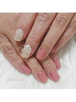 アモ ネイル(Amo NAIL)/パールネイル