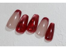 ココネイル/ハートホロ埋め込み