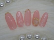 フェリーチェ(nail salon＆school felice)/天然石ネイル￥12,650