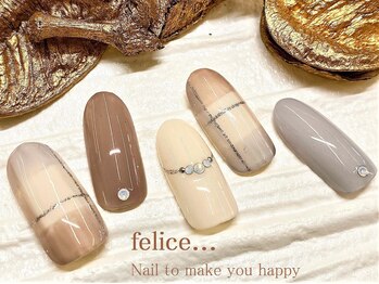 ネイルサロン フェリーチェ(felice)/【定額ネイル】¥7980