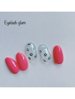 アイラッシュグラム(Eyelash glam)/フラワーネイル