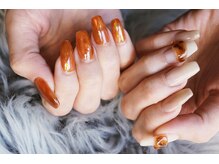 ネイル フライガール(nail FLY GIRL)/人気のチグハグネイル♪