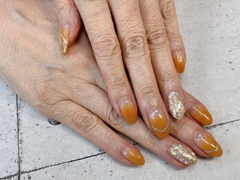 ネイル ビューティーマジック 葛西本店/秋色グラデーションネイル