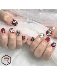 チェックネイル