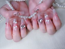 スノーネイルサロン 新宿店(Snow nail salon)/リボン/ハート