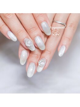 たゆ ネイル(たゆnail)/キラキラパーツマグネットネイル