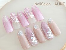 ネイルサロン アリーヌ(ＡＬＩＮＥ)/【定額】トレンドコース￥6500
