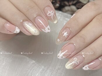 トゥデイネイル(Today.Nail)/リボンネイルデザイン