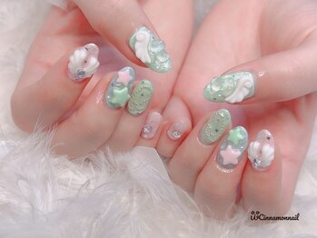シナモンネイル(cinnamonnail)/ゆめかわネイル