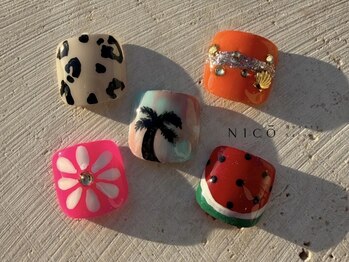 ニコ(NICO)の写真/【大人可愛い最旬ネイル★】季節やトレンドに合わせたアートデザイン多数♪イベント前にもおすすめ◎