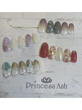 プリンセスアッシュ 阪急三番街店(Princess Ash)/5月ＮＥＷネイル☆毎月更新中