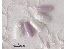 ネイルズ ココ(nails COCO)/お花レースネイル☆