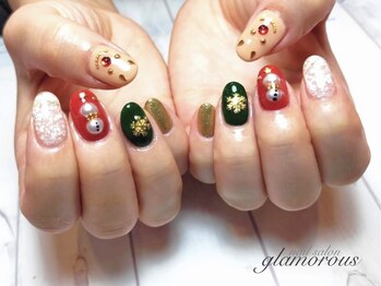 ネイルグラマラス 西新井店/《パラジェル》クリスマスネイル
