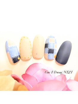 キャンアイドレッシー ニジ(Can I Dressy NIZI)/デニムネイル★