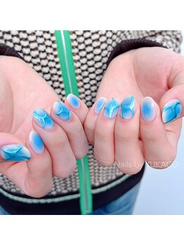 リグネイルスタジオ(Lig nail studio)/ブルーメンズネイル