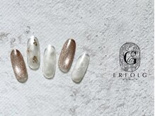 エアフォルクギンザ 横浜店(ERFOLG GINZA)/ホワイトパールでマーブル！