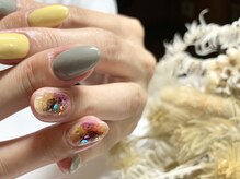 サロンドフォーエイチ(salon de 4H)/秋の新色×ニュアンスアート