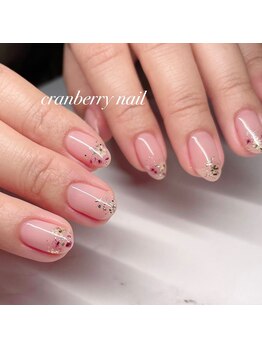 クランベリーネイル 代官山 恵比寿(cranberry nail)/押し花アート