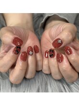 アース 新瑞橋店(HAIR & MAKE EARTH)/赤フラッシュ×パーツ