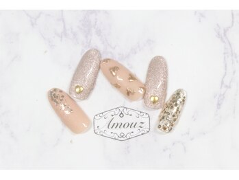 定額【テーマ:ハートネイル】4