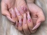 【オフ無料】平日限定★“ちゅるん”ベース×薔薇レースデザイン10種類