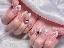 ネイルアンドアイラッシュ シシュ なんば本店(nail&eyelash SyiSyu)/チークワンホンネイル
