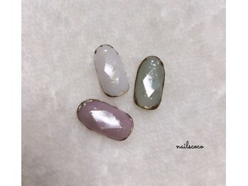 ネイルズ ココ(nails COCO)/宝石カットネイル☆