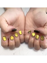 フレイムス アイラッシュ アンド ネイル(FRAMES)/Yellowのlem.の秋色マグネット♪