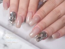 モアニヒロオ 広尾駅前店(MOANI Hiroo)/華やかビジュー×艶ワンカラー