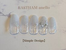 イーストハムアネーロネイル(EAST HAM anello nail)/1・２月定額　シンプルデザイン