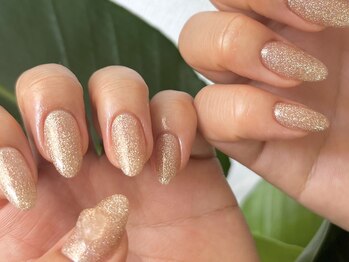 モルネイル(MORU nail)/ゴールドラメワンカラー☆