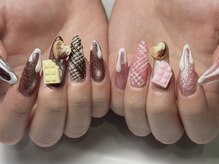 ネコ ネイル(NEKO NAIL)/バレンタインネイル【18,600】