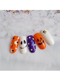 ハロウィンネイル