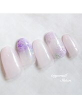 たゆ ネイル(たゆnail)/あじさい梅雨フラワーネイル