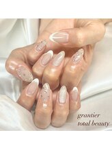 グランティア トータルビューティー(grantier total beauty)/フレンチデザインネイル☆