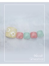 はあとねいる 港北仲町台店/フットネイル：No.118