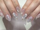 purple nail by浅川